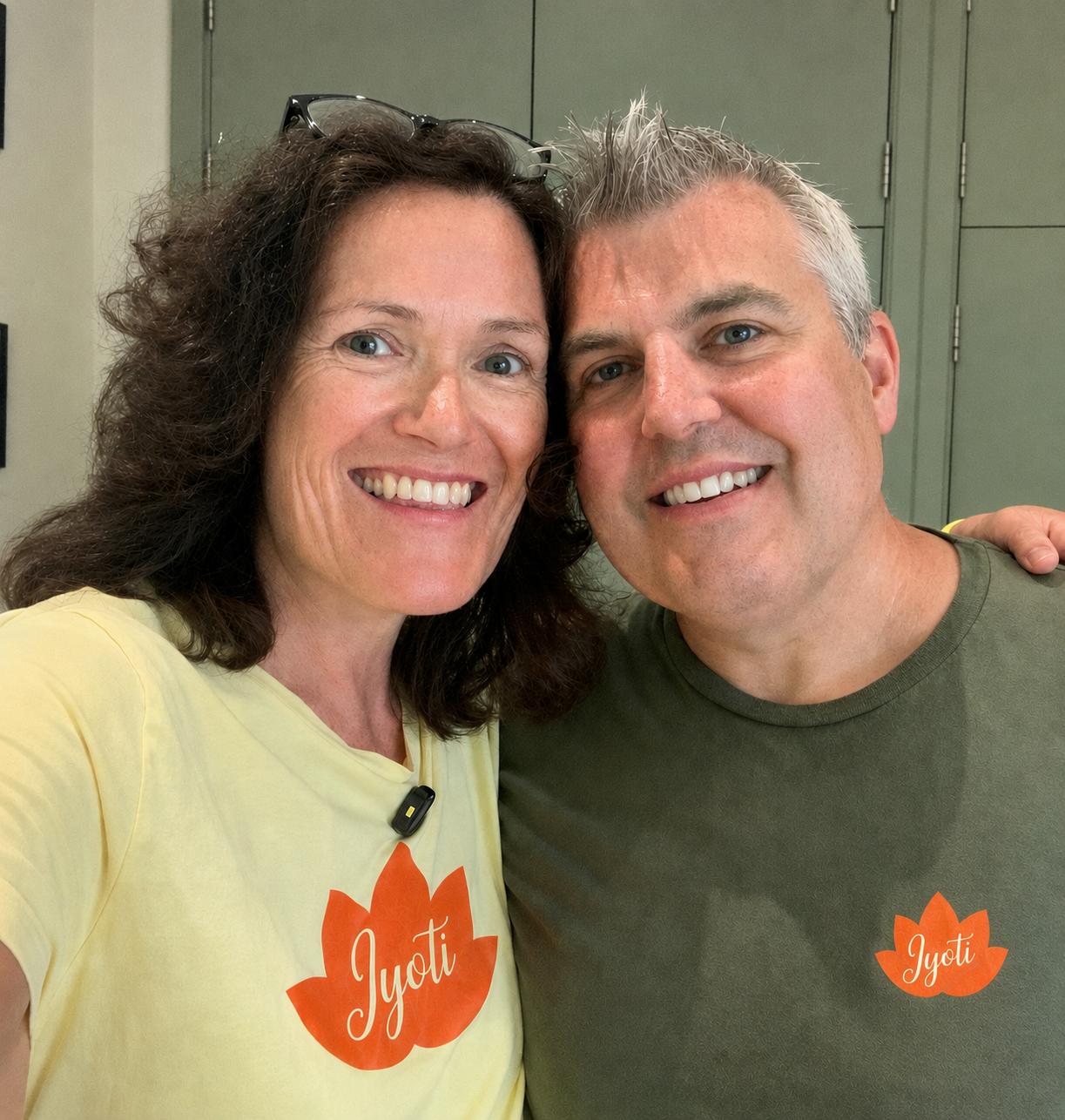 Jyoti Harvey and Alan Spong, co-founders of Jyoti Wellness